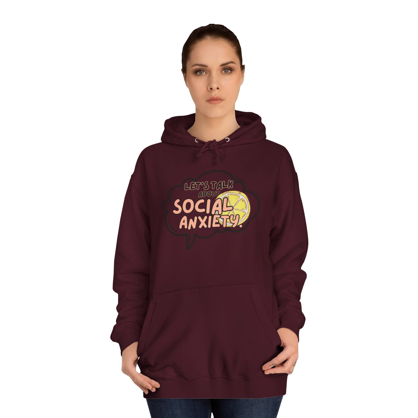 Let's Talk S.A. Unisex College Hoodie