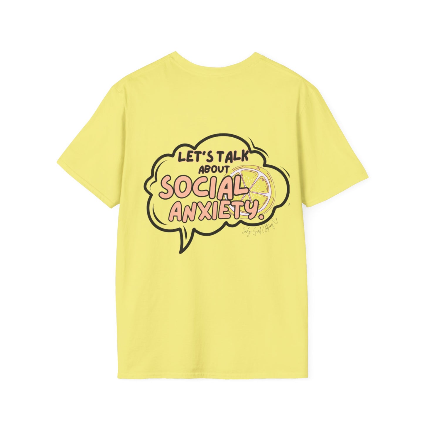 Let's Talk S.A. Unisex Softstyle T-Shirt-Logo Back