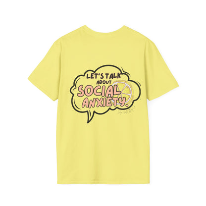 Let's Talk S.A. Unisex Softstyle T-Shirt-Logo Back