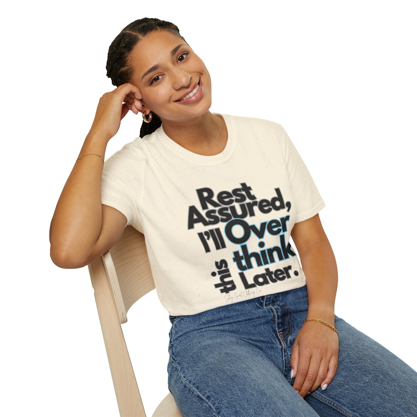 Rest Assured Unisex Softstyle T-Shirt- Standard Front