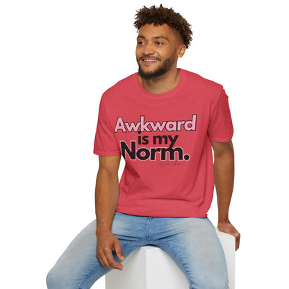 Awkward is my Norm Unisex Softstyle T-Shirt- Floral
