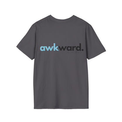 Awkward Unisex Softstyle T-Shirt- Logo Back