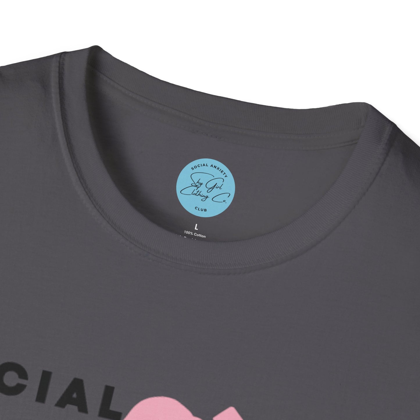 Social Anxiety Warrior Unisex Softstyle T-Shirt- Standard Girl Power