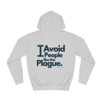 People Plague Unisex College Hoodie- Standard Logo Back