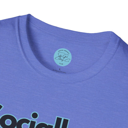 Socially Anxious and Fabulous Unisex Softstyle T-Shirt- Standard