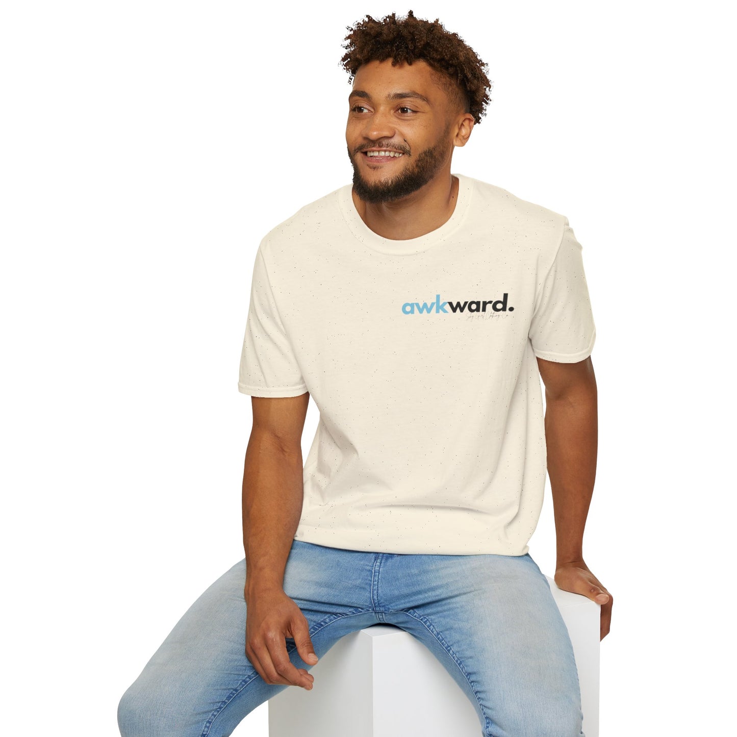 Awkward Unisex Softstyle T-Shirt- Small Logo