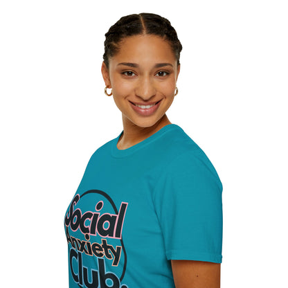 Social Anxiety Club Unisex Softstyle T-Shirt- Standard