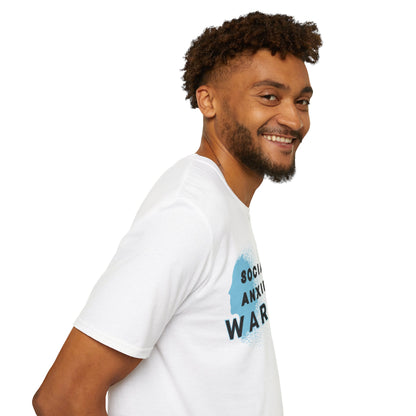 Social Anxiety Warrior Unisex Softstyle T-Shirt- Standard Logo