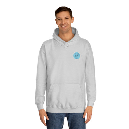 Let's Talk S.A. Unisex College Hoodie-Logo Back