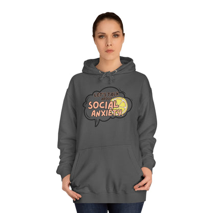 Let's Talk S.A. Unisex College Hoodie