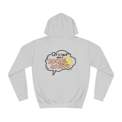 Let's Talk S.A. Unisex College Hoodie-Logo Back