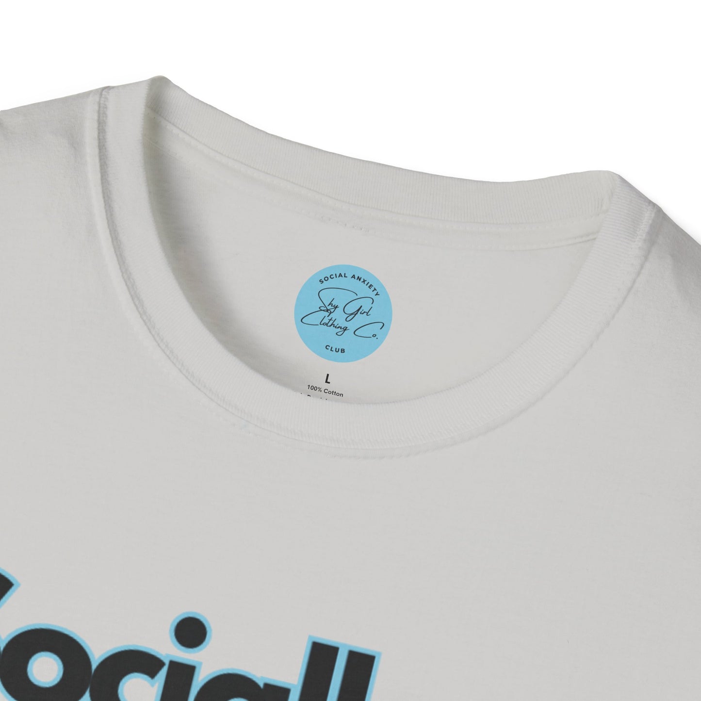 Socially Anxious and Fabulous Unisex Softstyle T-Shirt- Standard