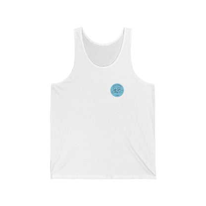 Social Anxiety Warrior Unisex Jersey Tank- Standard Logo Back