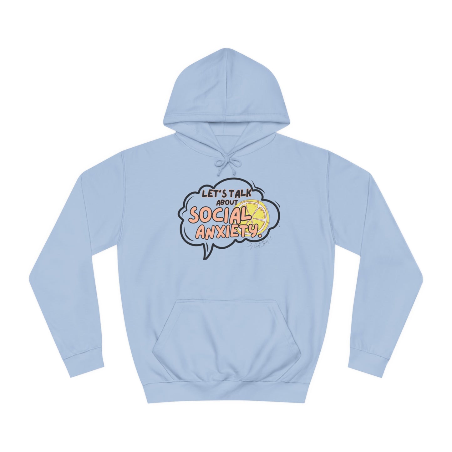 Let's Talk S.A. Unisex College Hoodie