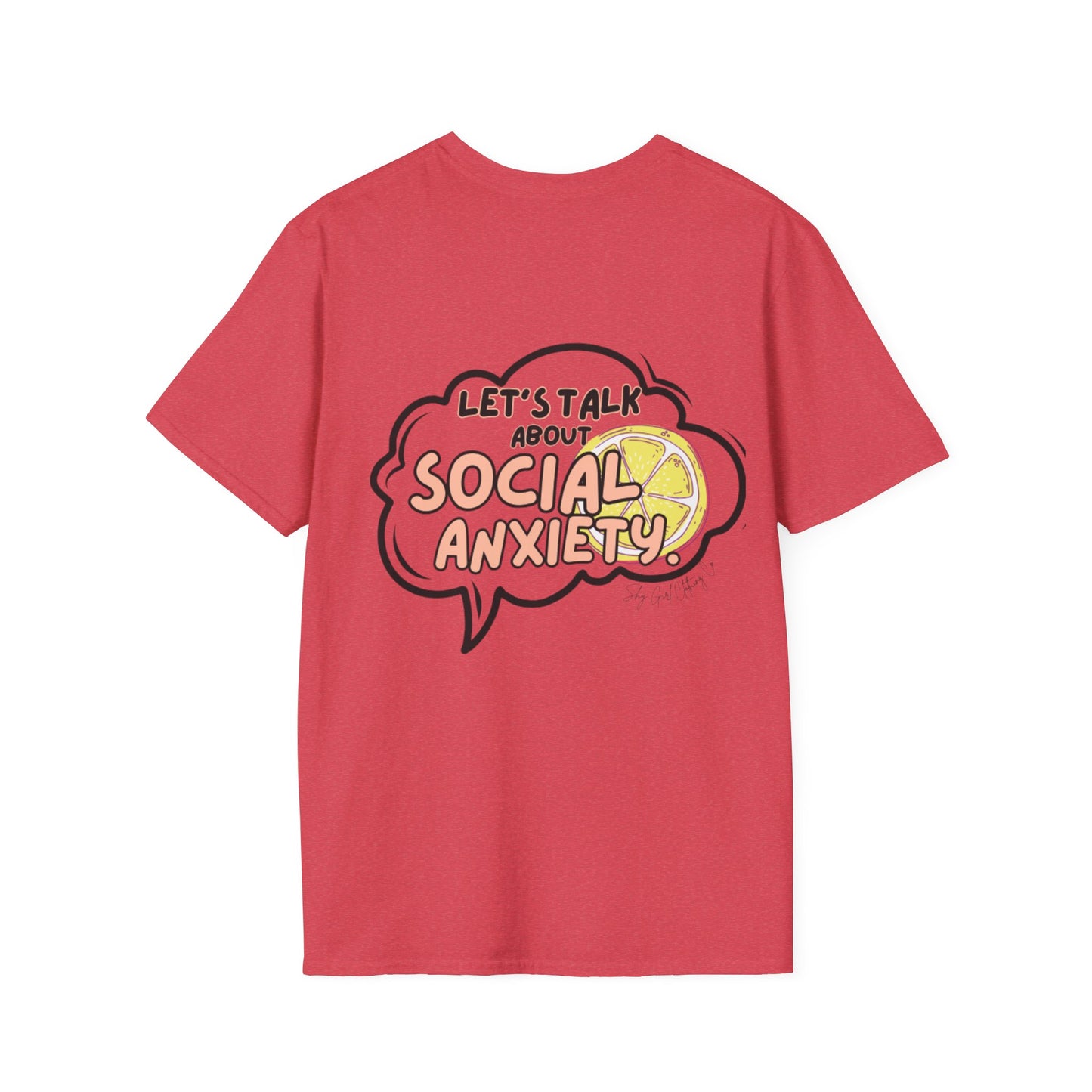 Let's Talk S.A. Unisex Softstyle T-Shirt-Logo Back