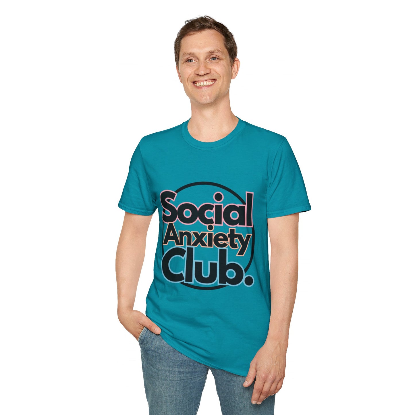 Social Anxiety Club Unisex Softstyle T-Shirt- Standard