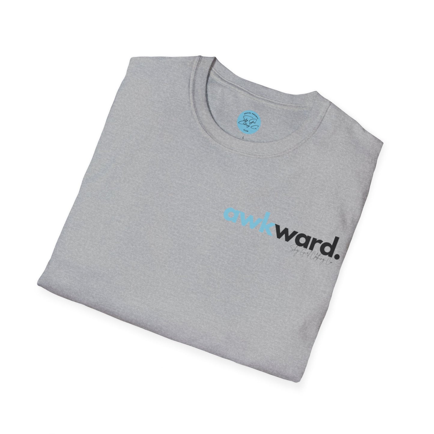 Awkward Unisex Softstyle T-Shirt- Small Logo