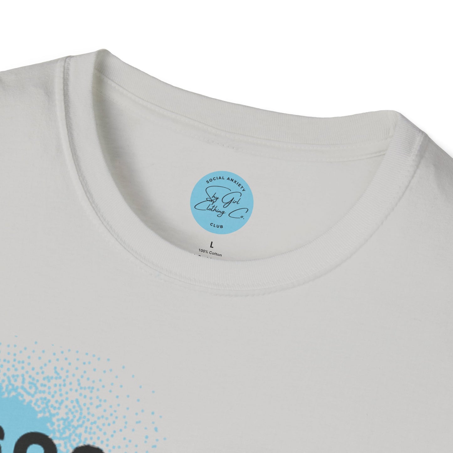 Social Anxiety Warrior Unisex Softstyle T-Shirt- Standard Logo