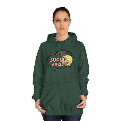 Let's Talk S.A. Unisex College Hoodie