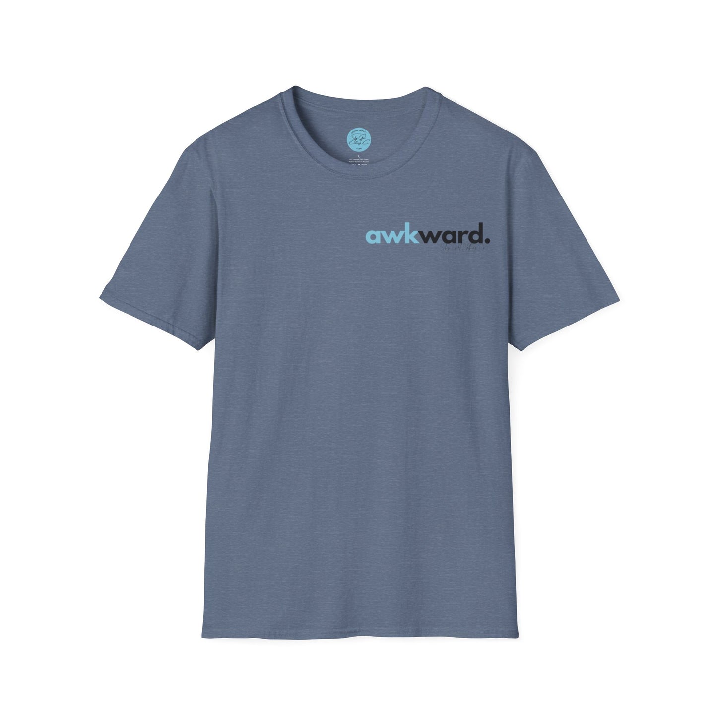 Awkward Unisex Softstyle T-Shirt- Small Logo