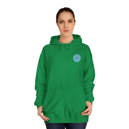 Let's Talk S.A. Unisex College Hoodie-Logo Back