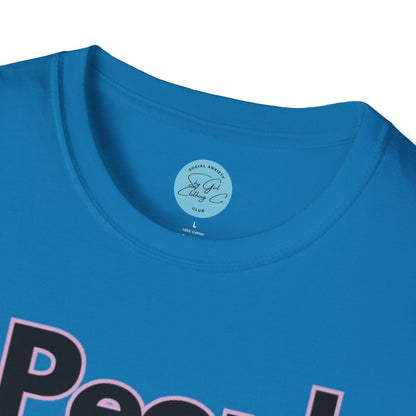 People Scare Me Unisex Softstyle T-Shirt- Peace Sign