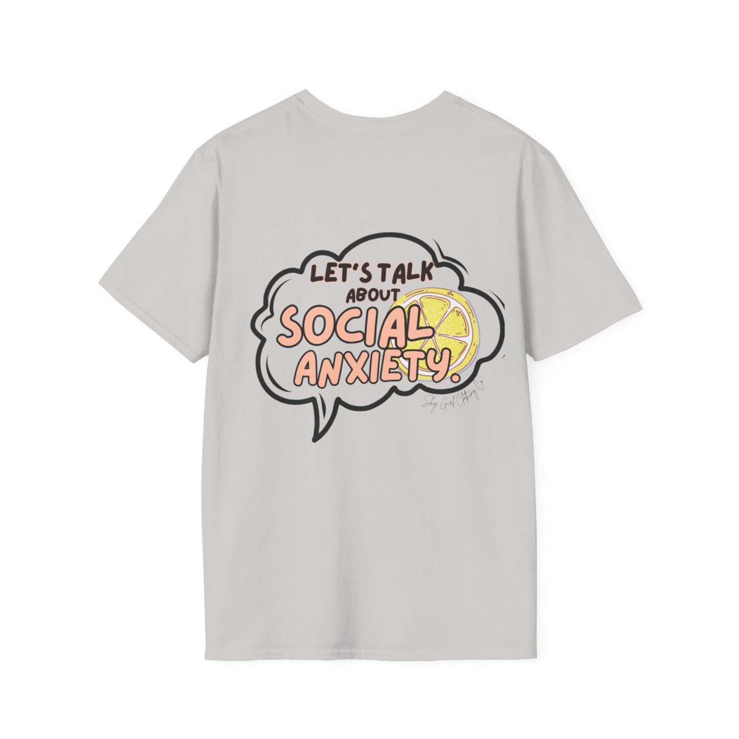 Let's Talk S.A. Unisex Softstyle T-Shirt-Logo Back