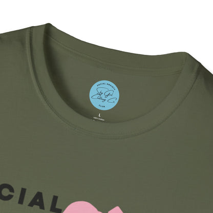 Social Anxiety Warrior Unisex Softstyle T-Shirt- Standard Girl Power