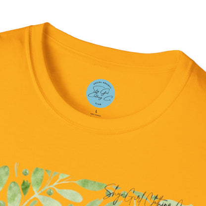 Recharging my Social Batteries Unisex Softstyle T-Shirt- Floral