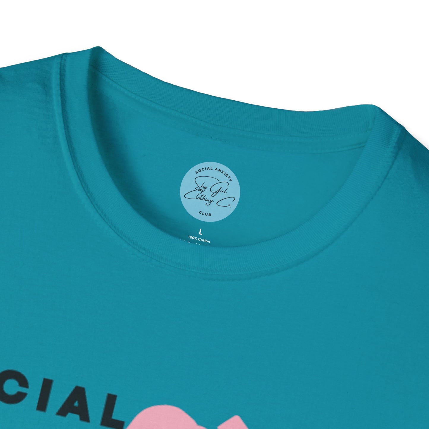 Social Anxiety Warrior Unisex Softstyle T-Shirt- Standard Girl Power