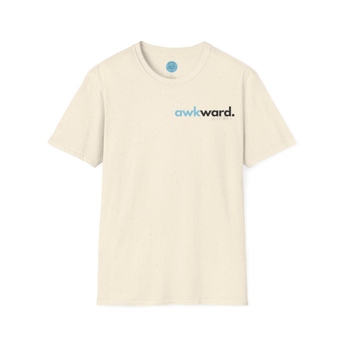 Awkward Unisex Softstyle T-Shirt- Small Logo