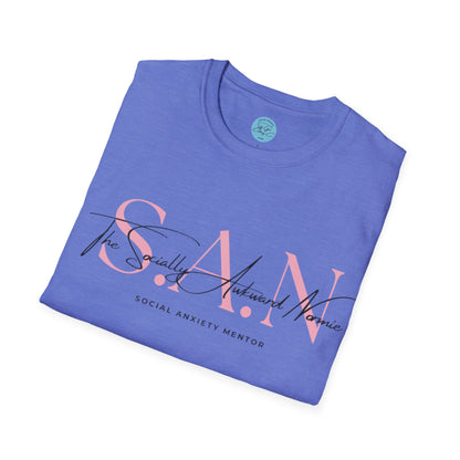 The Socially Awkward Normie Unisex Softstyle T-Shirt- Standard Logo