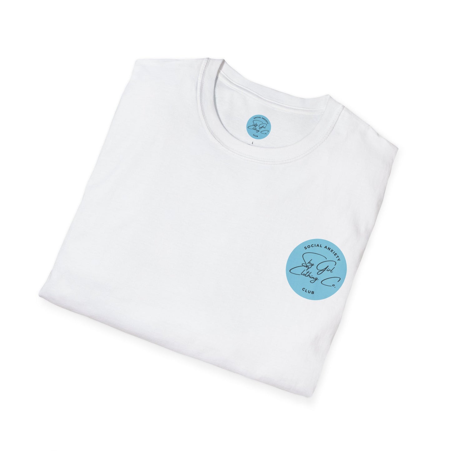 Awkward Unisex Softstyle T-Shirt- Logo Back