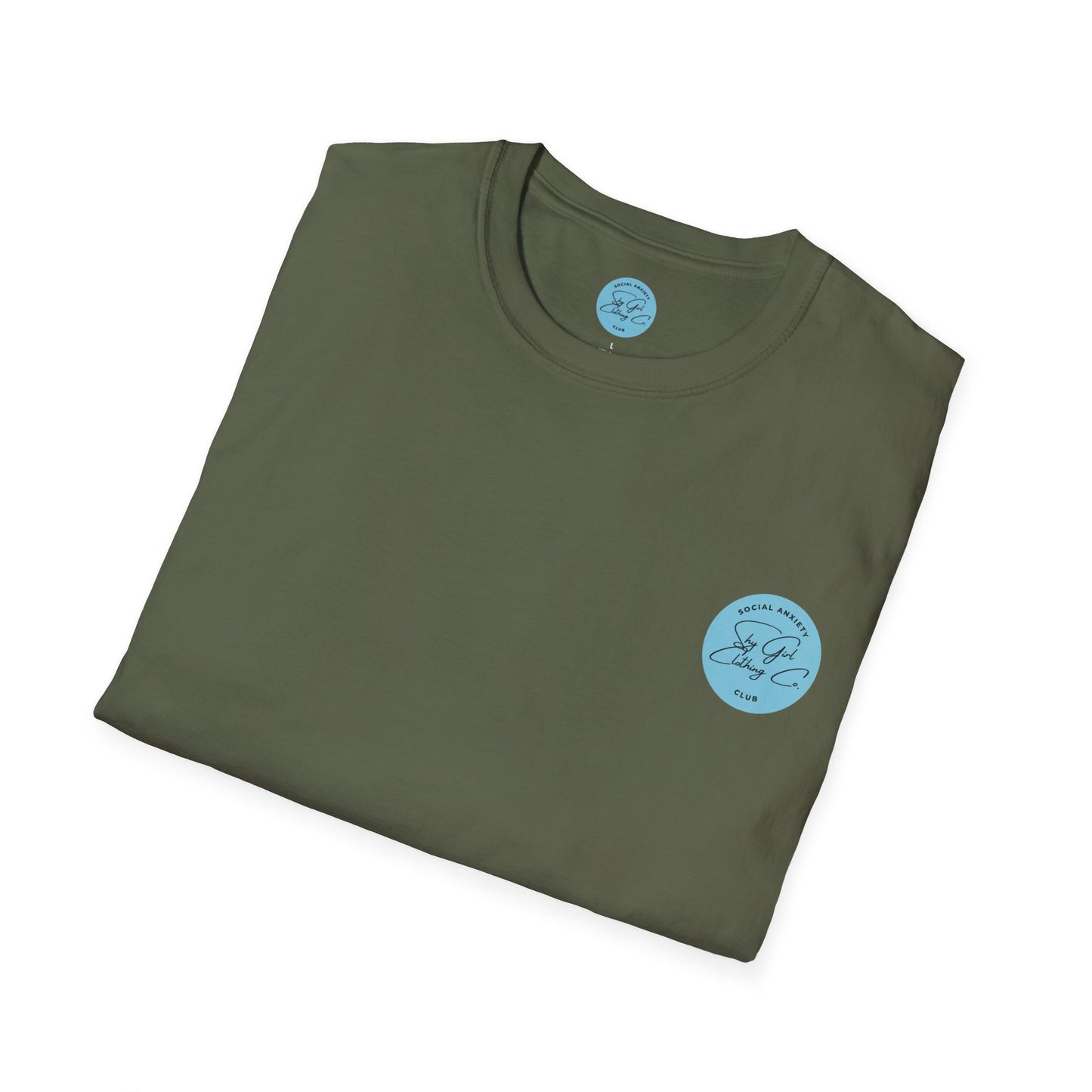 Comfort Zone Unisex Softstyle T-Shirt- Standard Colour Logo Back