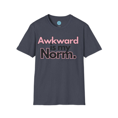 Awkward is my Norm Unisex Softstyle T-Shirt- Floral