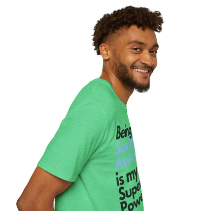 Being Socially Awkward is my Super Power Unisex Softstyle T-Shirt- Standard
