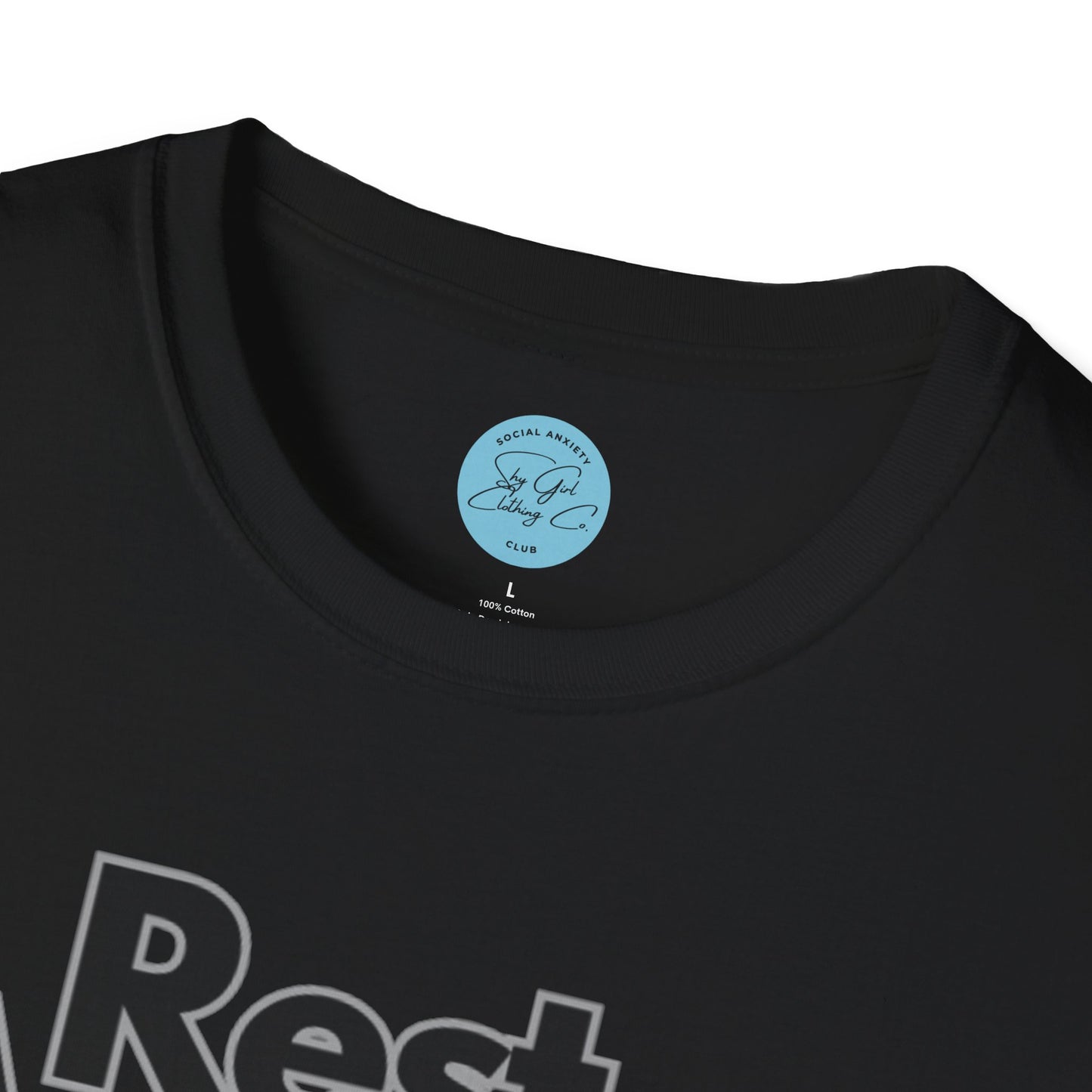 Rest Assured Unisex Softstyle T-Shirt- Standard Front