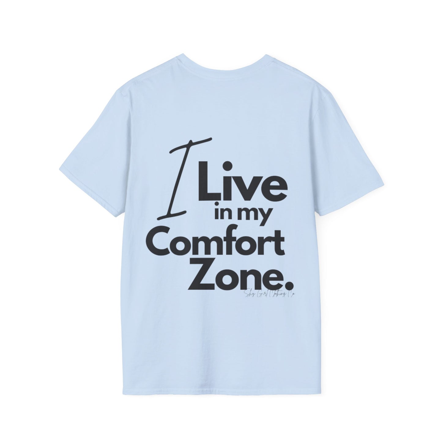 Comfort Zone Unisex Softstyle T-Shirt- Standard Logo Back