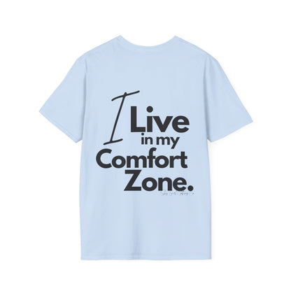 Comfort Zone Unisex Softstyle T-Shirt- Standard Logo Back