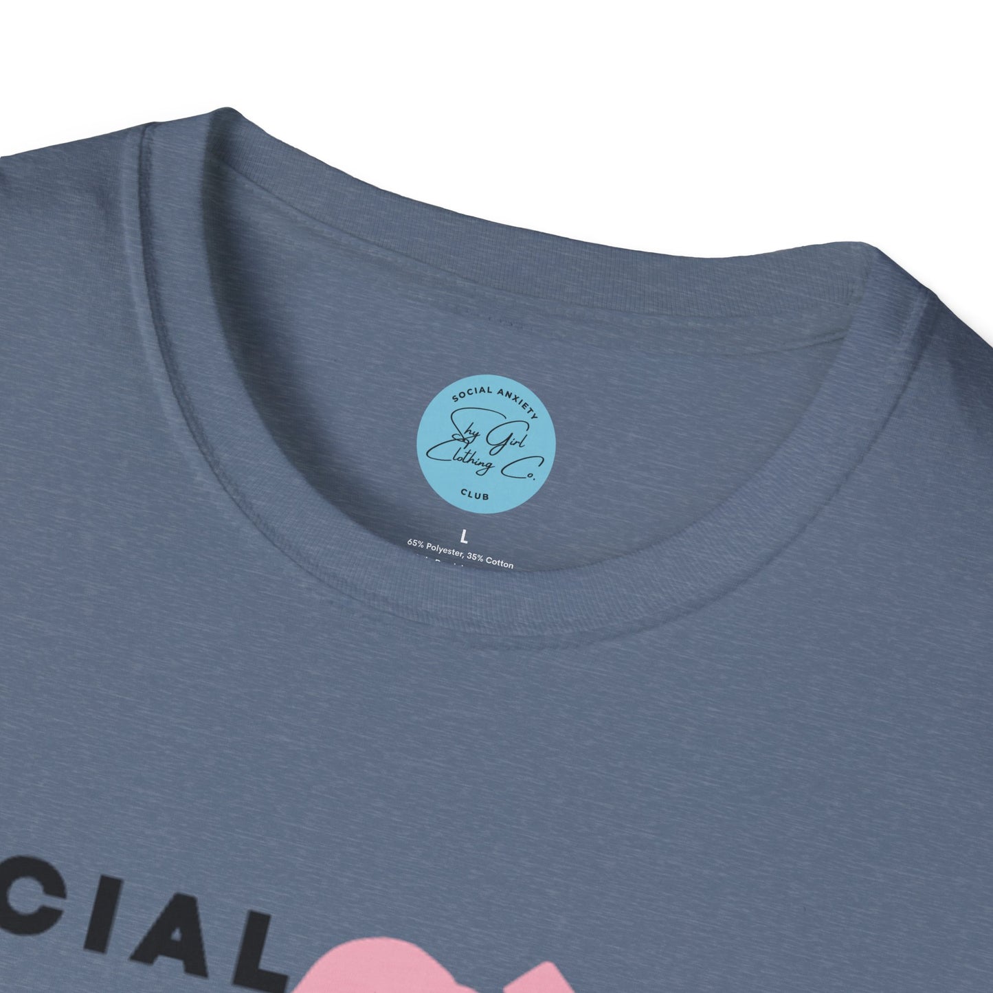 Social Anxiety Warrior Unisex Softstyle T-Shirt- Standard Girl Power