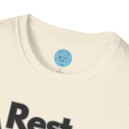 Rest Assured Unisex Softstyle T-Shirt- Standard Front