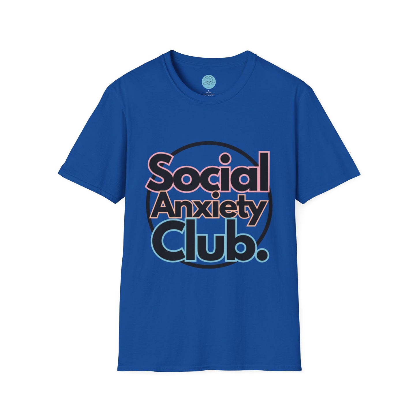 Social Anxiety Club Unisex Softstyle T-Shirt- Standard