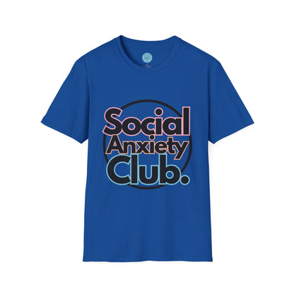 Social Anxiety Club Unisex Softstyle T-Shirt- Standard