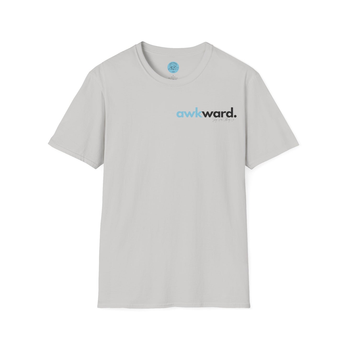 Awkward Unisex Softstyle T-Shirt- Small Logo