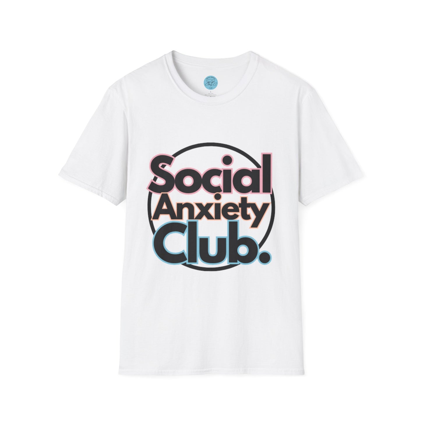 Social Anxiety Club Unisex Softstyle T-Shirt- Standard