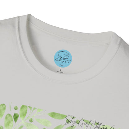 Recharging my Social Batteries Unisex Softstyle T-Shirt- Floral