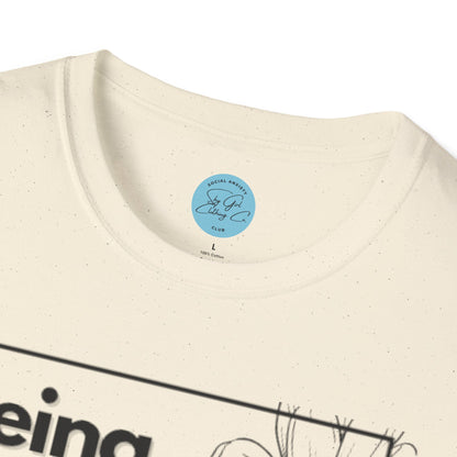 Being Socially Awkward is my Super Power Unisex Softstyle T-Shirt- Boxed Floral