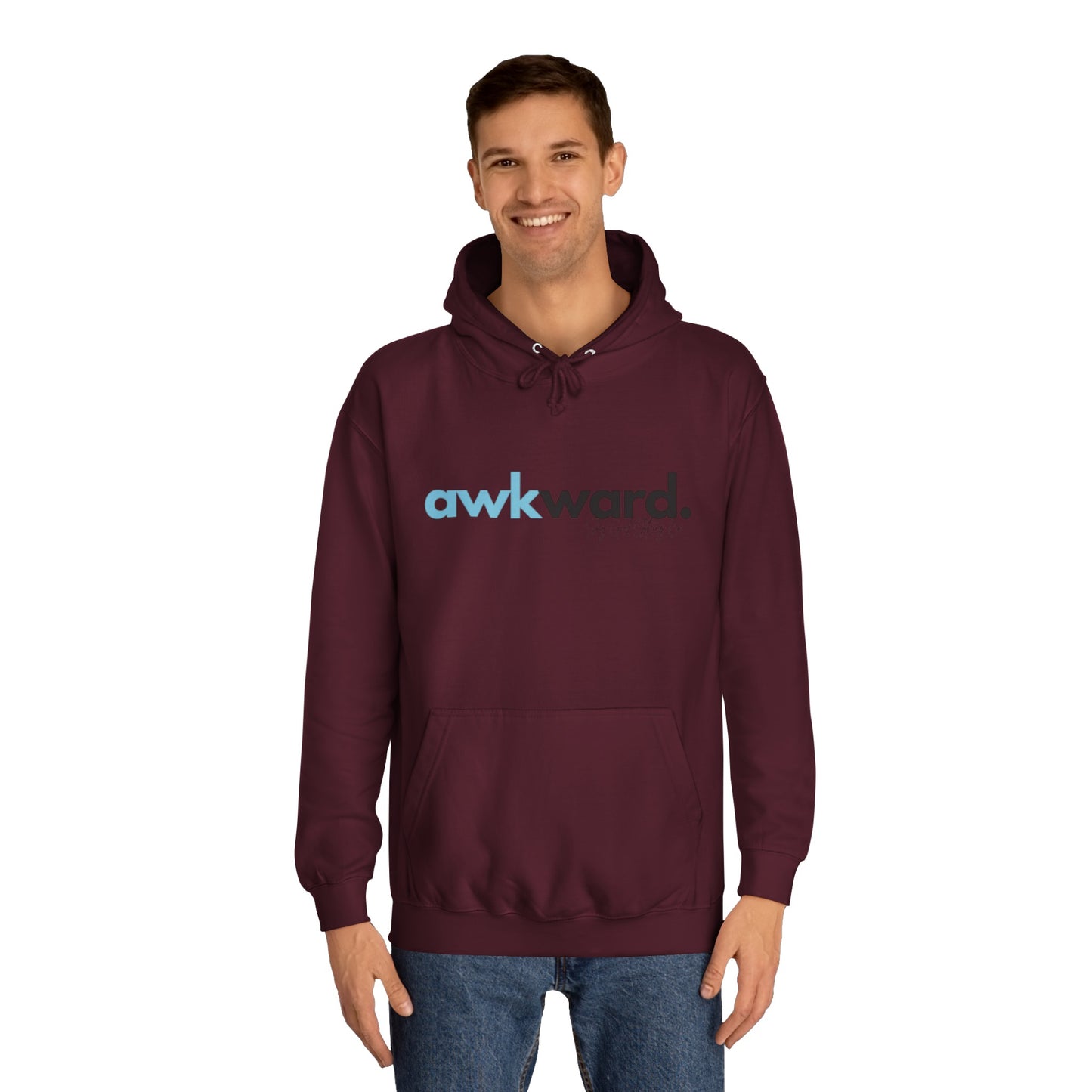 Awkward Unisex College Hoodie