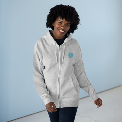 Comfort Zone Unisex Zip Hoodie- Standard Logo Back