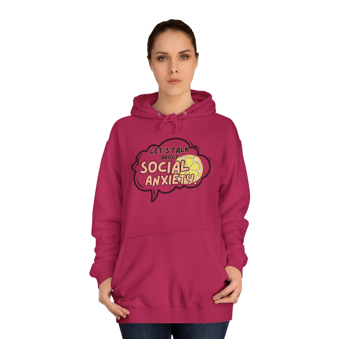 Let's Talk S.A. Unisex College Hoodie